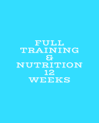 Full Training & Nutrition Program, 12 weeks-Coach Holly